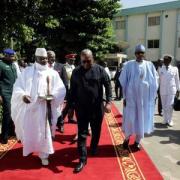 West African leaders press Gambia's Jammeh to quit