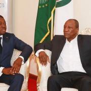 Togo's Gnassingbe and Guinea's Conde start Liberia mediation effort